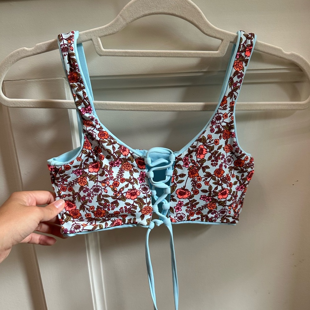 Floral Reversible Maaji Bikini Top / Crop top
